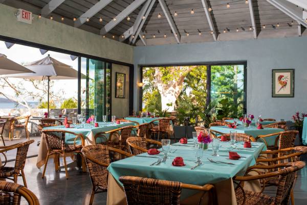 inside view of dining room at Lionfish Grill